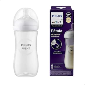 Mamadeira Pétala 3.0 - 330ml  - Bico 3m+ - Philips Avent - Linha petala SCY906/01