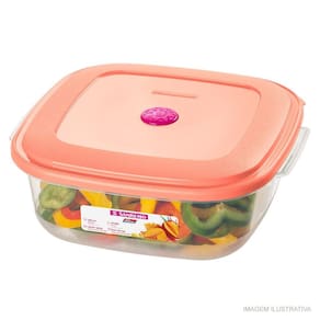 Pote Quadrado Baixo 2,5 Litros Sanremo