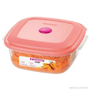 Pote Quadrado Baixo 1,3 Litros Sanremo
