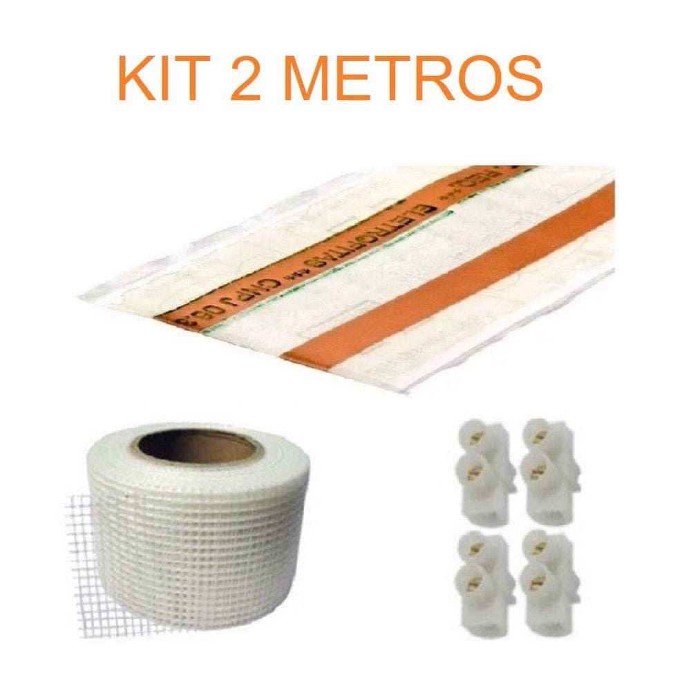 FITA ELETRICA ELETROFITA 2 M 2 vias 10A malha conectores