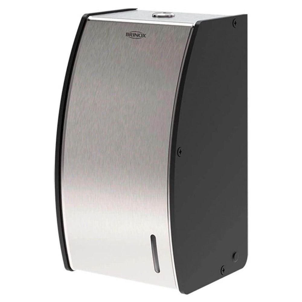 Suporte para Papel Higiênico Interfolhado Decorline em Aço Inox Brinox