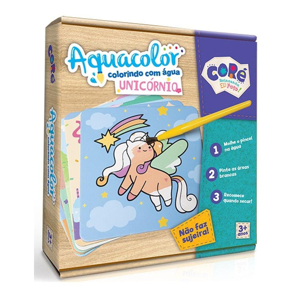 Conjunto Aquacolor Colorindo com Agua Unicornios Toyster 2929