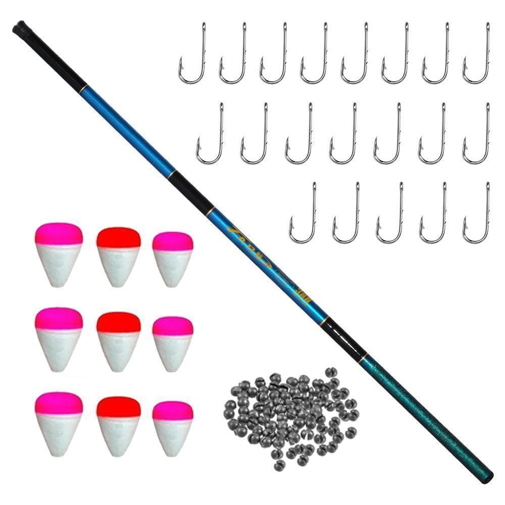 Kit Pesca Para Iniciantes 3M 7-17 Lbs Com Acessórios