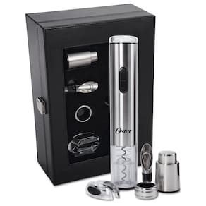 Kit Abridor Elétrico de Vinhos Oster Inspire - Inox