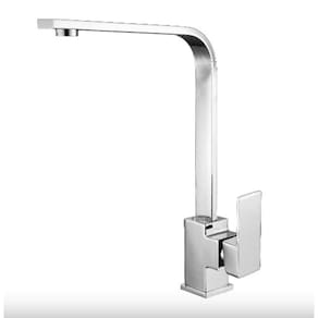 Torneira Gourmet Slim Quadrada Misturador Monocomando Cromada