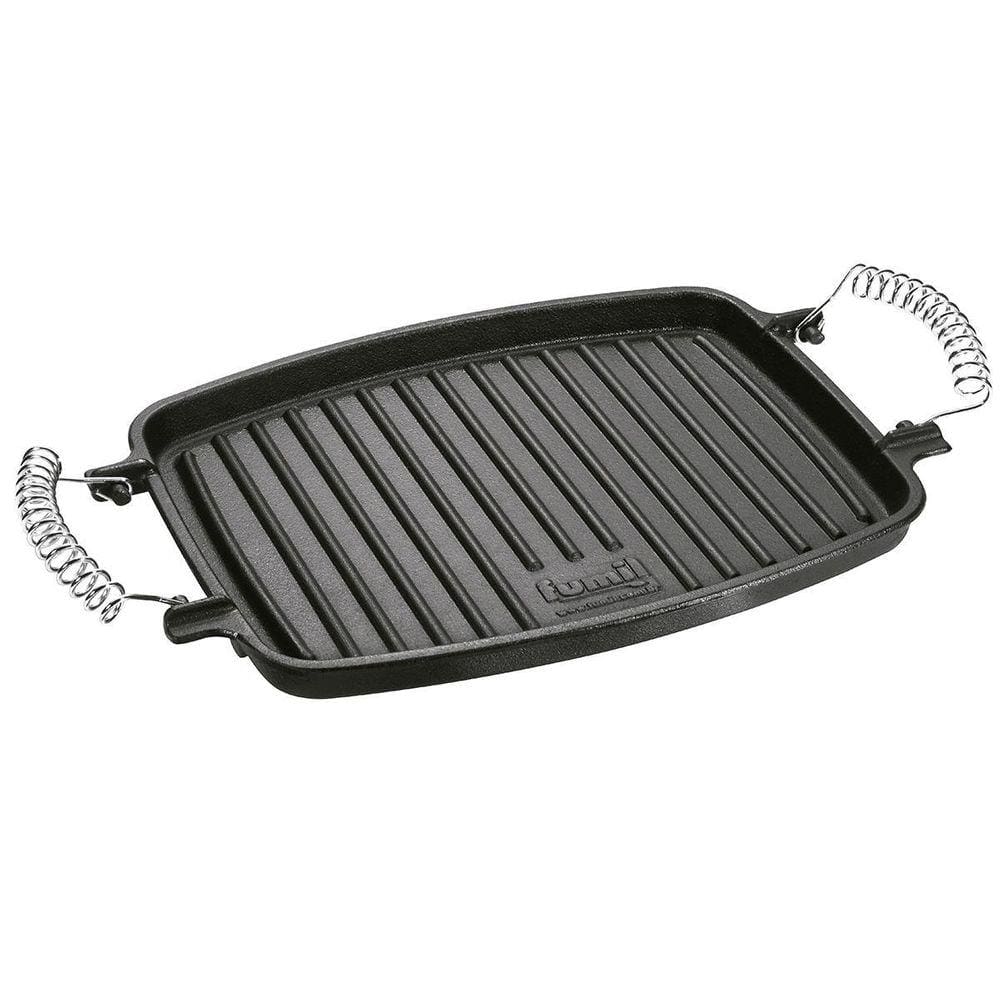 Chapa Grill Ferro Fundido Com Alça Espiral - Panela Mineira
