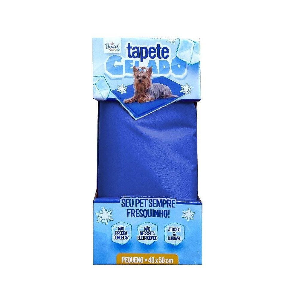 Tapete Gelado Para Cães Azul Pequeno - The Pets Brasil