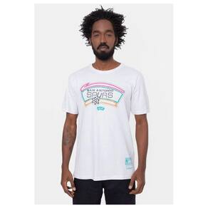 Camiseta Mitchell & Ness NBA San Antônio Spurs Neon Script