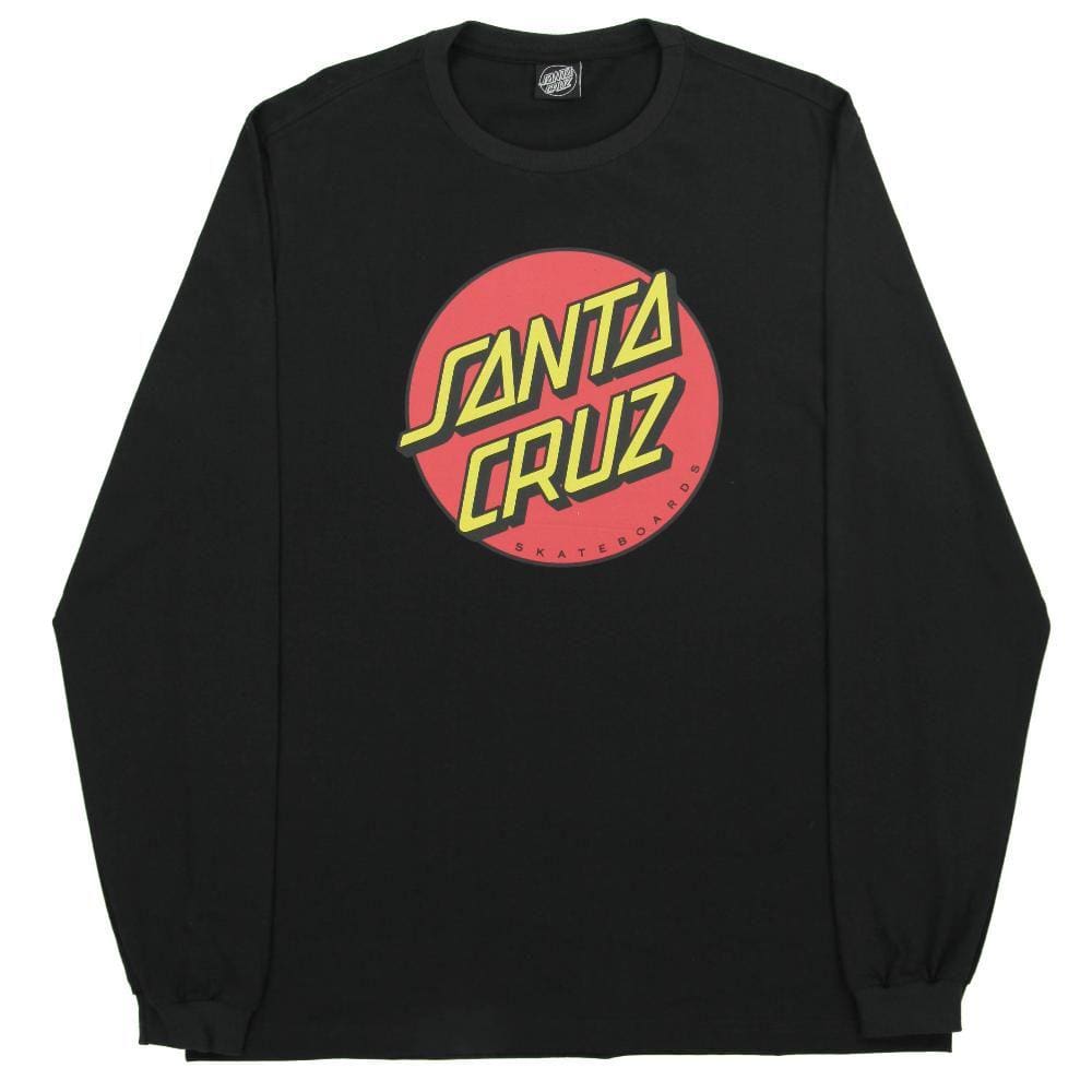 Camiseta Santa Cruz Classic Dot Front Preto - Masculino