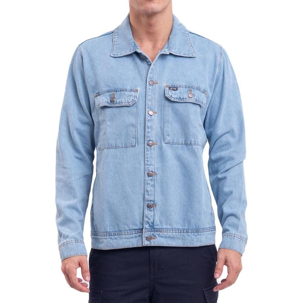 Jaqueta Billabong Barlow Jeans WT23 Masculina Azul Claro