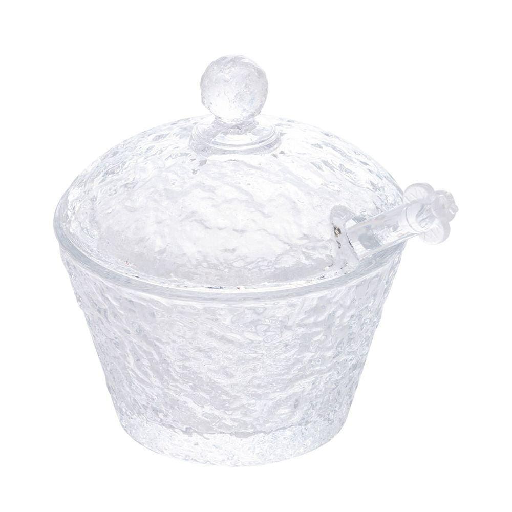 Meleira Petra com Colher Cristal 10cm 2778 Lyor