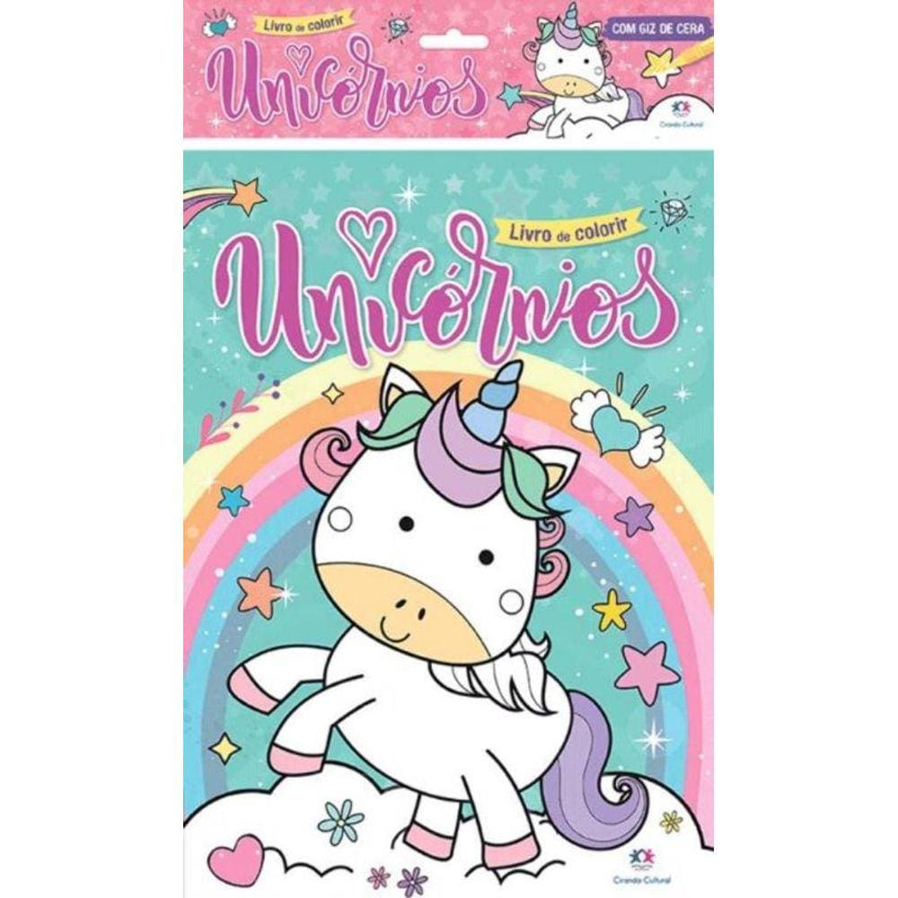 Unicornios - Com Giz De Cera