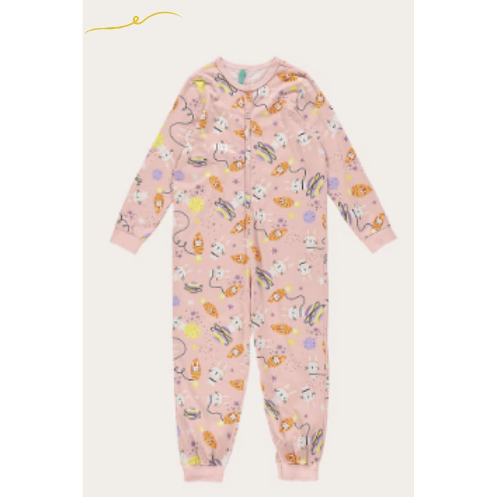 Macacão Pijama Infantil Malwee Kids Menino e Menina Inverno