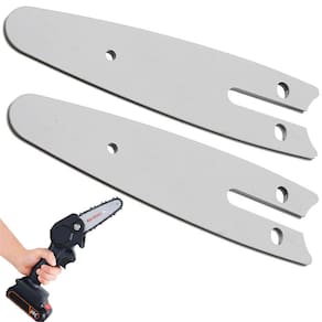 Sabre Placa Guia Kit 2 Uni De Mini Motosserra Reposiçao Ferramentas Podagem Jardinagem Bambu