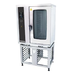 Forno Combinado Don Bidone com Cavalete 12 GN Elétrico Trifásico 220V Venâncio FCDB12E-CFC