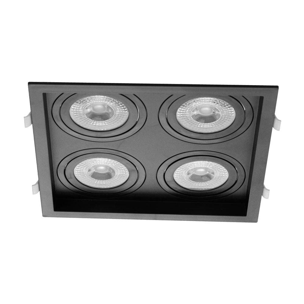 Spot Embutir Quadruplo Recuado P/ LED PAR20 Save Energy SE-330.2907 ST2843