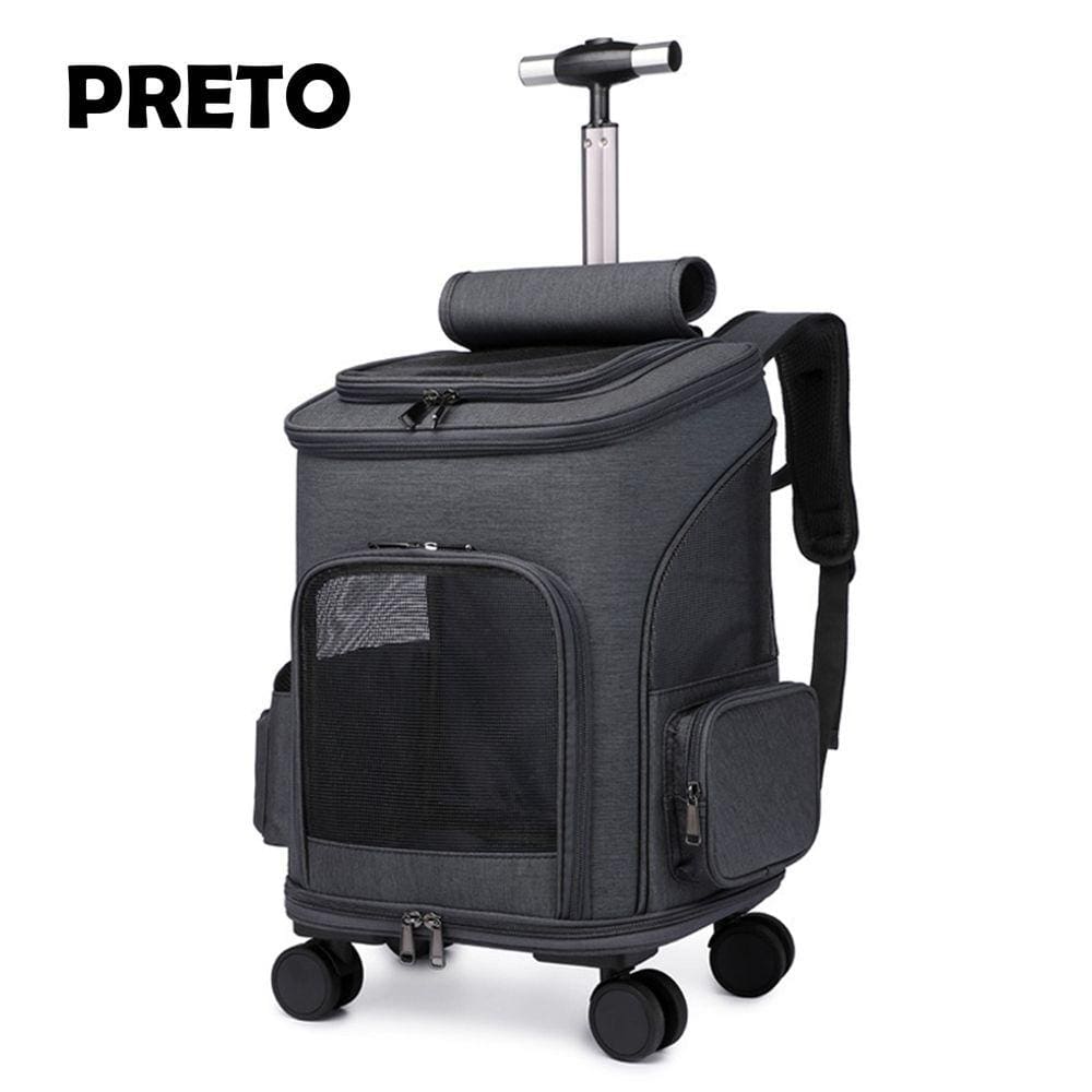 Bolsa Mochila com Rodinhas Lorben para Transporte de Pets Cães Gatos  GT6280