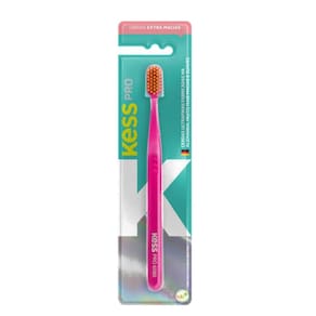 Escova Dental Extra Macia Kess Pro Belliz Rosa Cod.2097