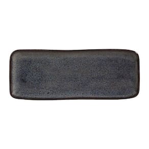 Conjunto c/ 4 Travessas Retangular Média Orgânico Titanium 33x13cm