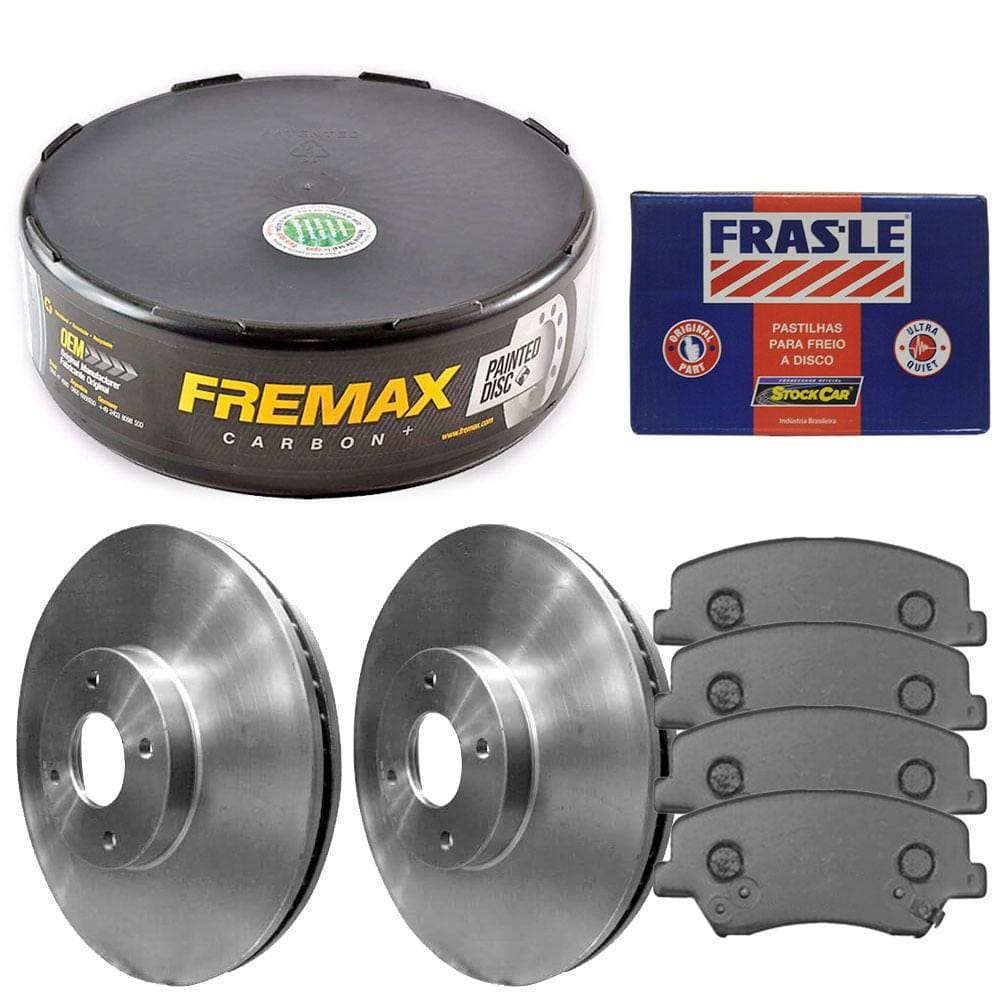 Kit Pastilha Disco Diant Ventilado HB20 1.6 16V 2016 a 2019