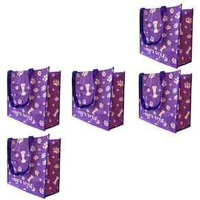 Bolsa Ecologica Ecobag Sacola Ombro Kit 5 Uni Mercado Compras Reutilizavel Economica