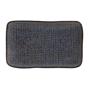 Conjunto c/ 4 Travessas Retangular Média Juta Titanium 27x16cm