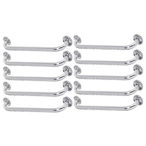 Alça Barra Apoio 60cm Suporte Resistente Kit 10 Uni Acessibilidade Criança Idoso Deficiente Anti Queda Acidente Segurança Box Banheiro Corrimao