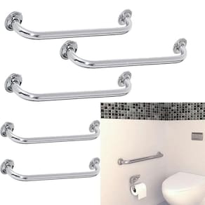 Alça Apoio Barra Segurança 60 cm Kit 5 Uni Ajuda Acessibilidade Criança Idoso Gestante