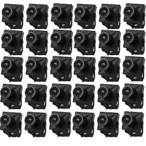 Mini Camera Discreta Kit 30 Uni Filmagem Segurança Preto E Branco Monitoramento