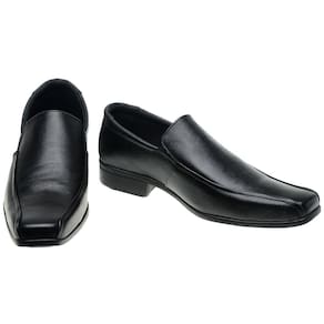 Sapato Social Masculino Elástico Couro Conforto Leve Liso