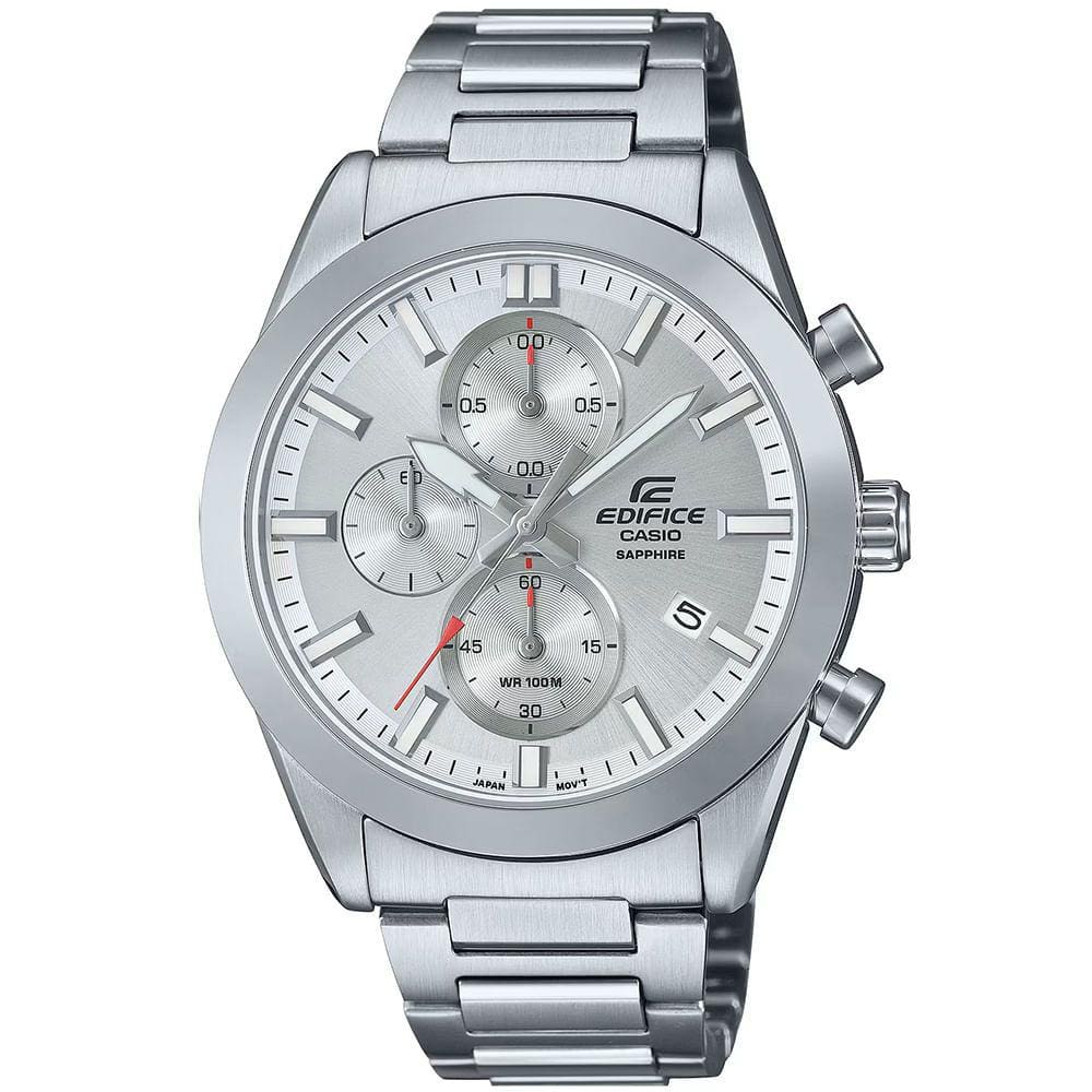 Relógio CASIO EDIFICE safira cronógrafo EFB-710D-7AVUDF