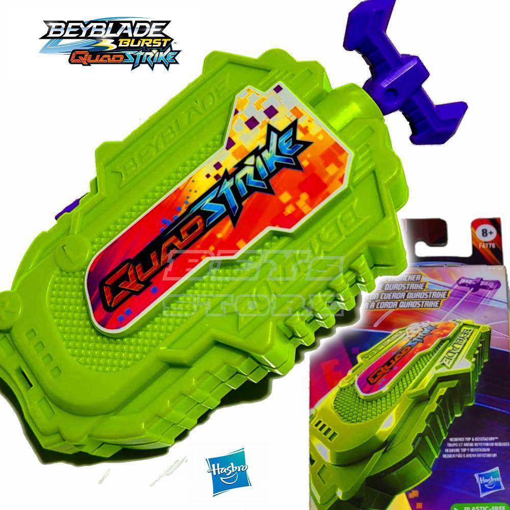 Beyblade Burst Quaddrive Pião e Lançador Cyclone Roktavor - Hasbro