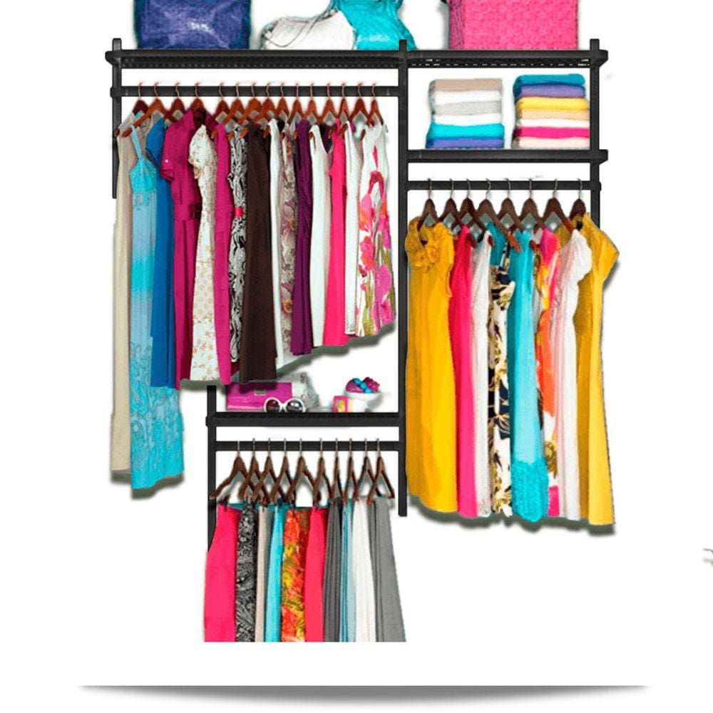 Roupeiro aramado quarto pequeno closet feminino solteiro 1,60 PT