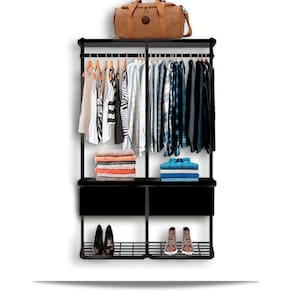 Guarda Roupa Closet Aramado Modulado Gaveta MDF 1,30m PT