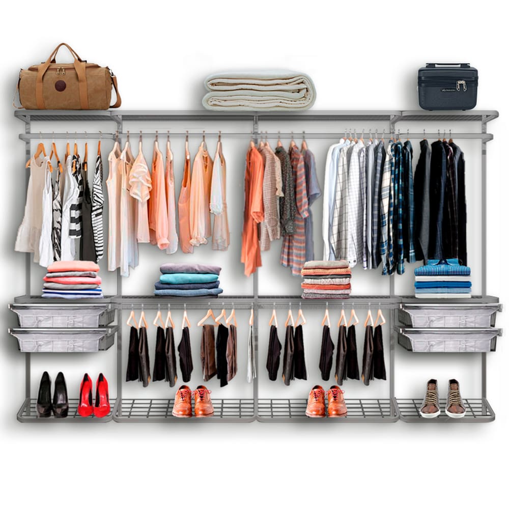 Closet Armário Aramado Modulado Gaveta Prateleira 3,10m BR