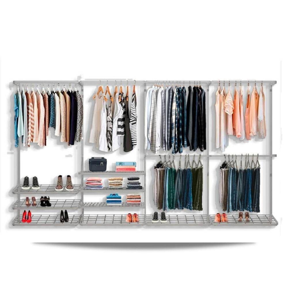 Guarda roupa closet aramado aberto armário modulado roupeiro 3,70 BR