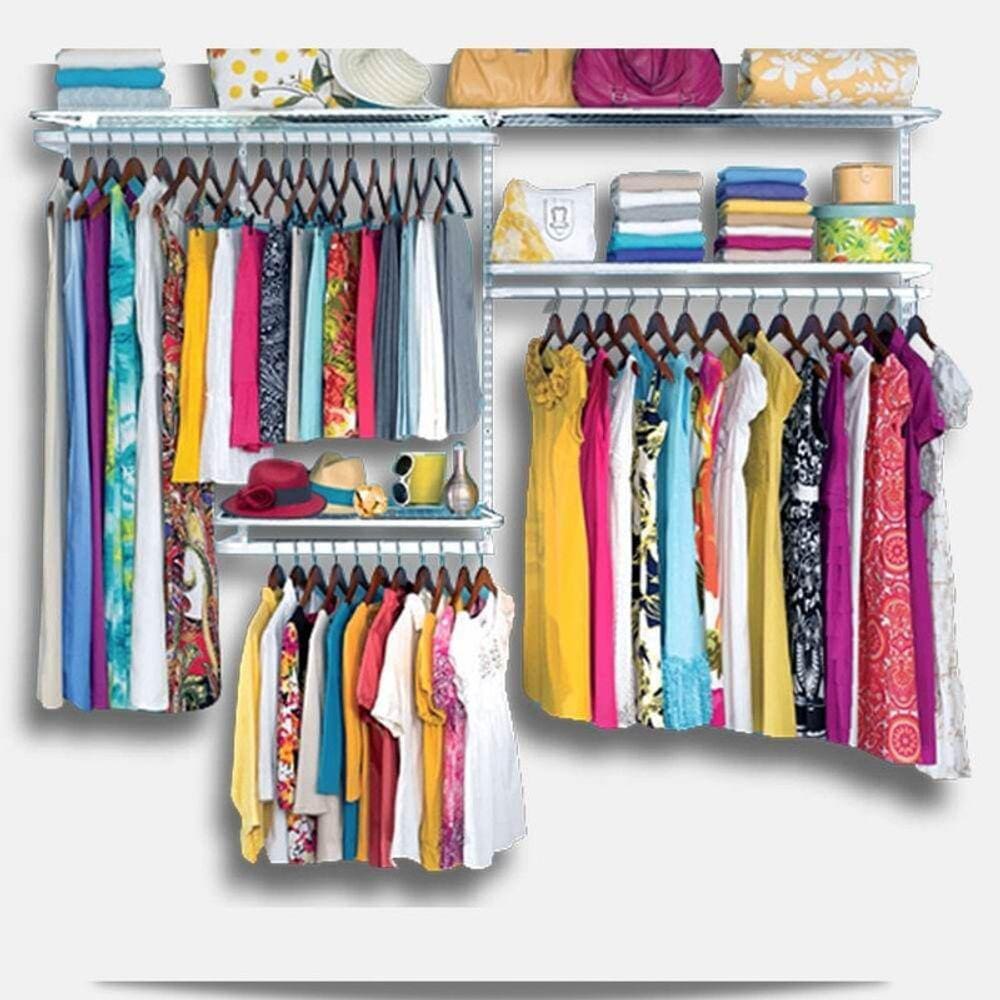 Roupeiro aramado quarto pequeno closet feminino solteiro 1,90 BR