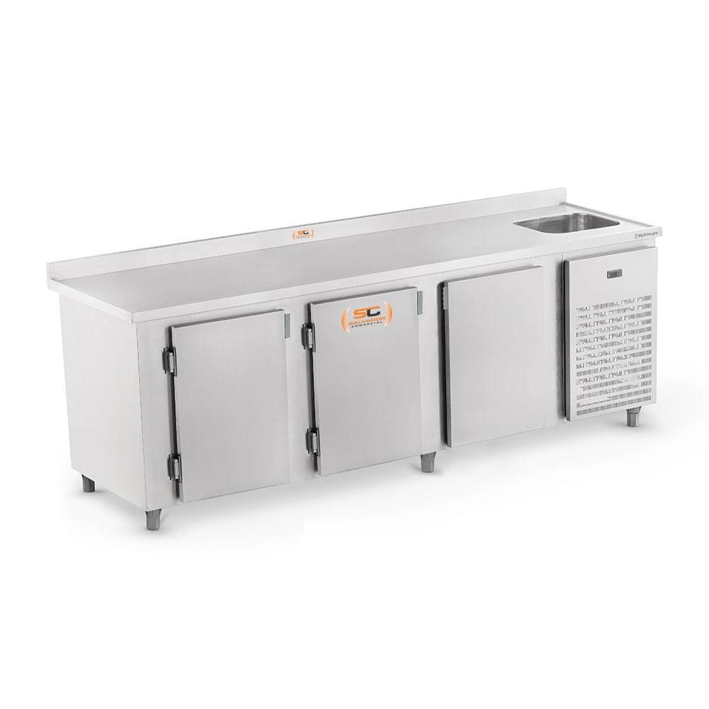 Balcão Câmara De Serviço Comercial Refrigerado Ar Forçado 2,00m Bsraf 2000 220V - Refrimate
