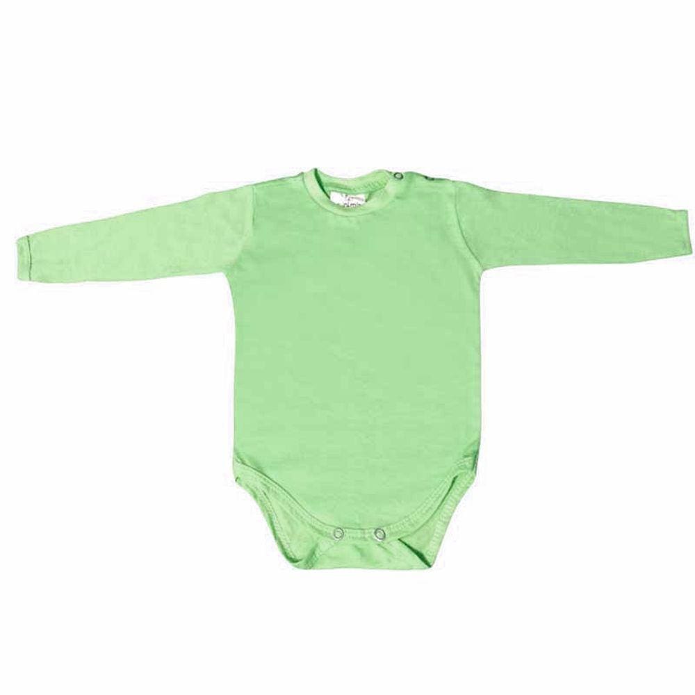 Body Manga Longa Mini Mix GBaby Cor Verde - G