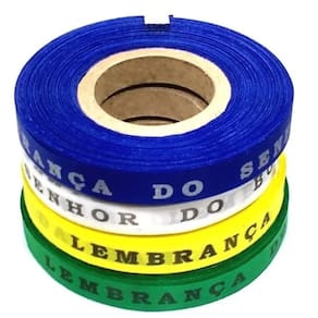 Kit 4 Rolos Fitas Senhor Bonfim Da Bahia Bandeira Do Brasil