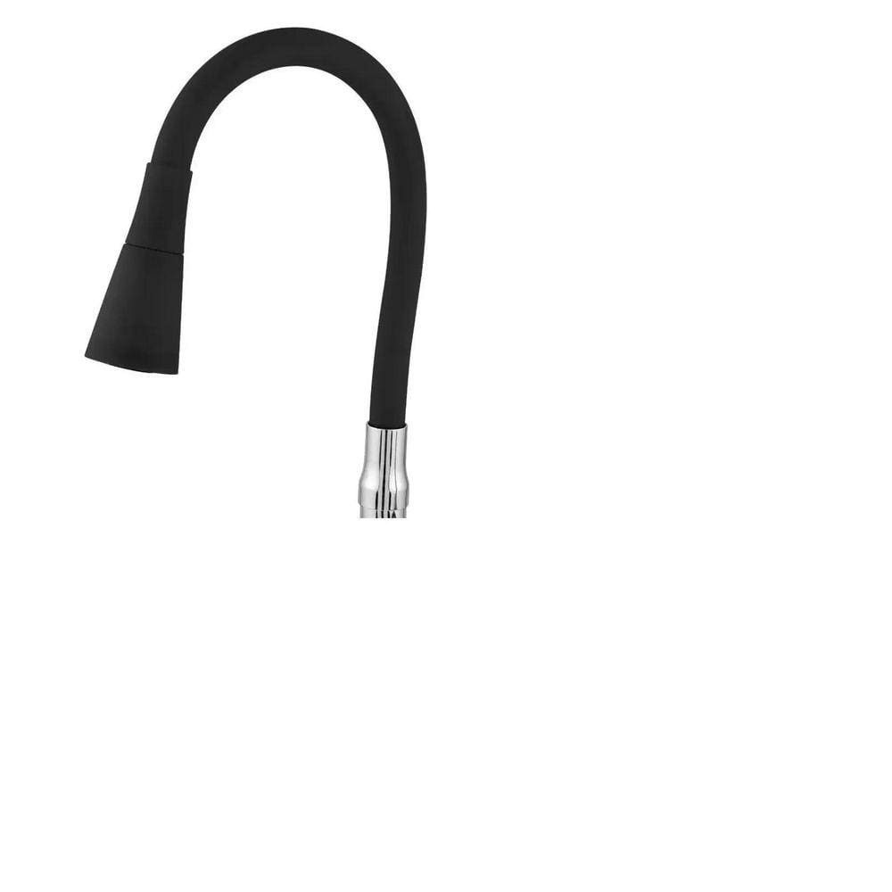 Tubo Gourmet Preto Cone Duplojato Reposição Torneira Cozinha