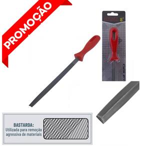 Lima Triangular Bastarda Serve Para Afiar E Acabamentos 8"