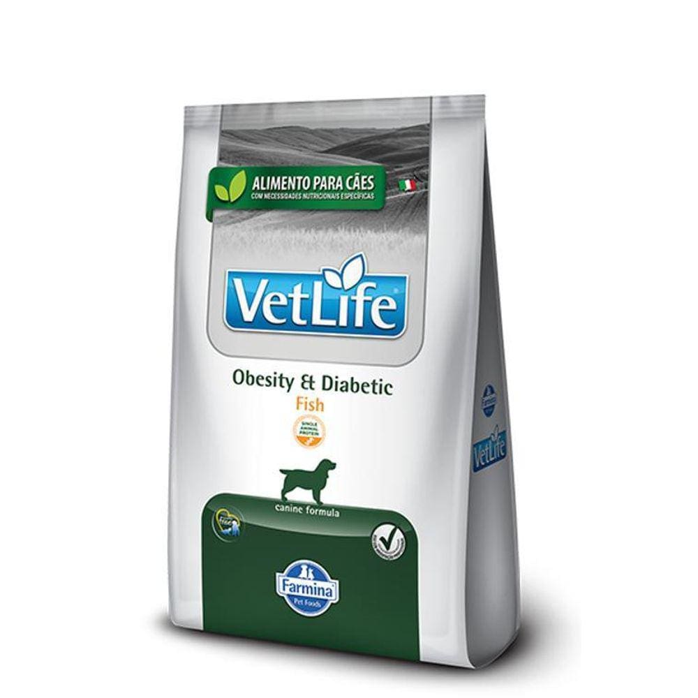 Vet Life Canine Obesity E Diabetic Fish 2Kg