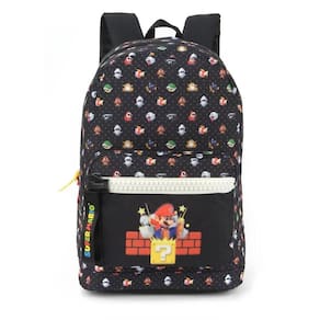 Mochila Infantil Luxcel Super Mario Preta - Ms46405