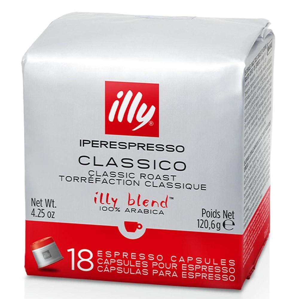 Café Illy Torrado Clássico Torra Média 18 Cápsulas
