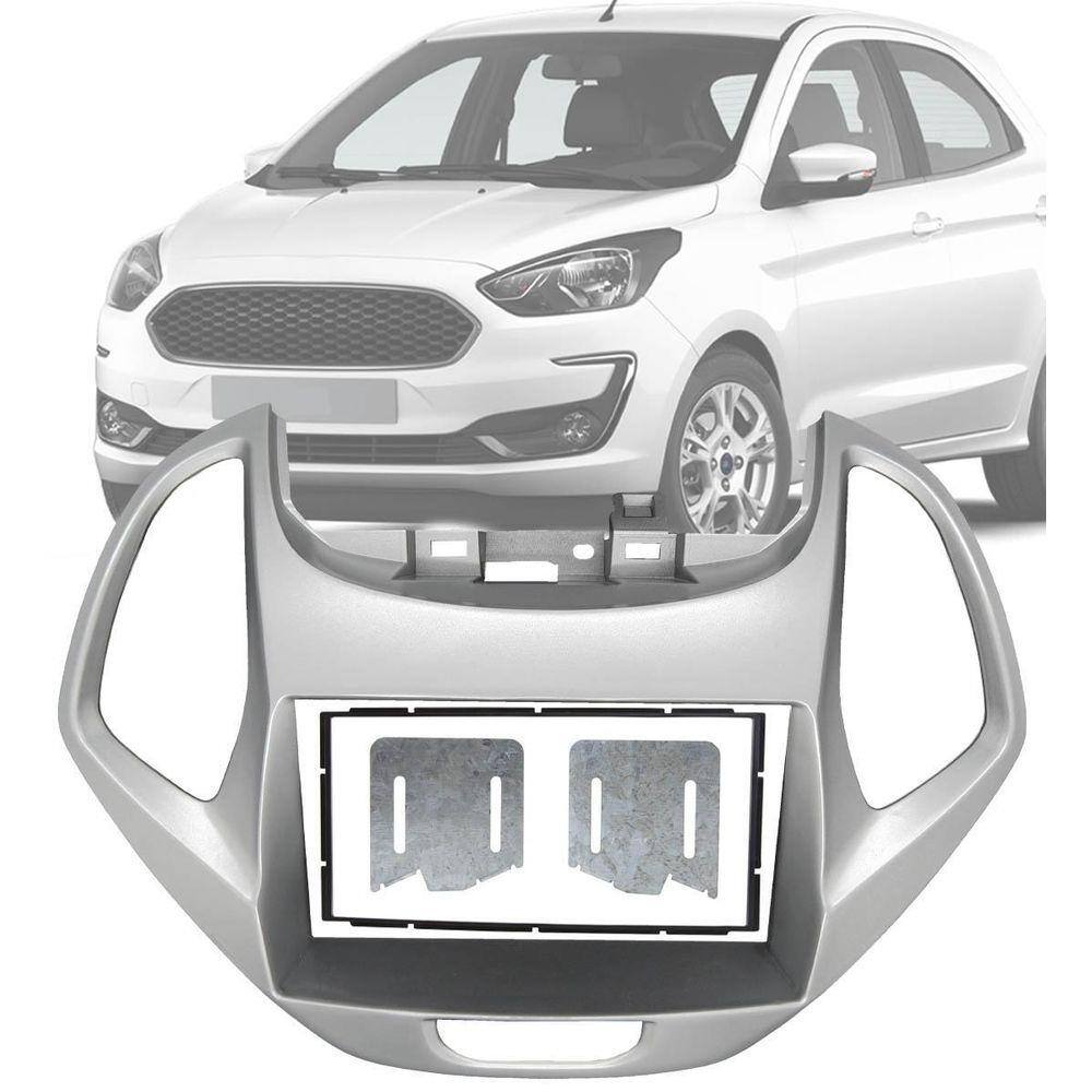 Moldura Painel 2 Din 7 Polegadas Ford Ka 2019 Até 2021 Hatch