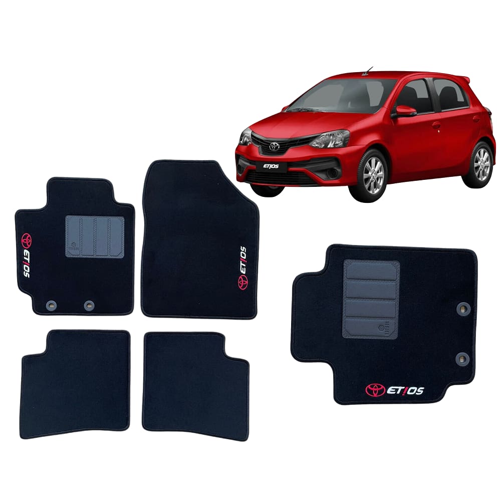 Tapete Carpete 5Mm Toyota Etios 2018 2019 2020 2021