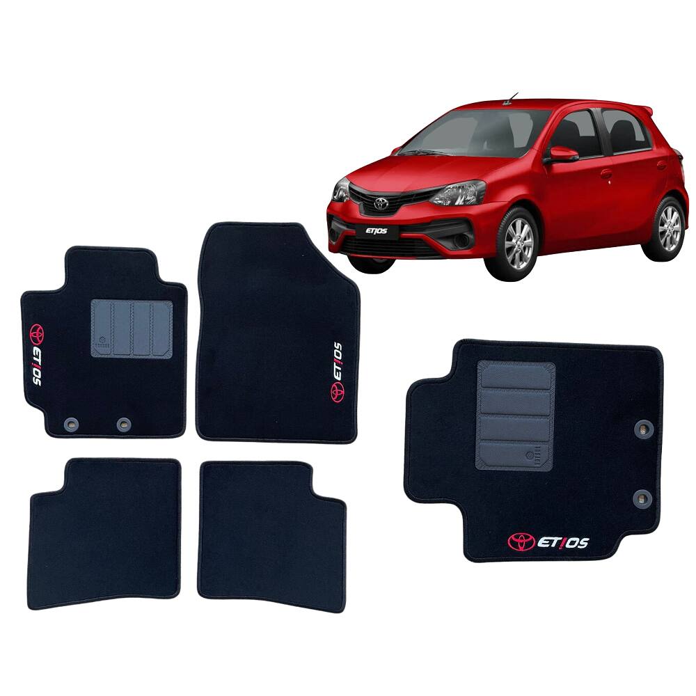 Tapete Carpete 6Mm Toyota Etios 2018 2019 2020 2021