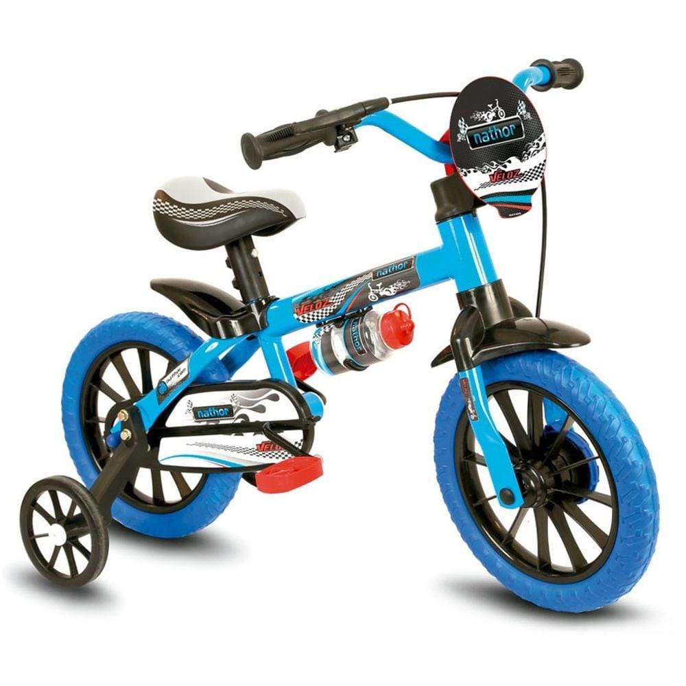 Bicicleta Aro 12 Infantil Masculina Selim Macio Veloz