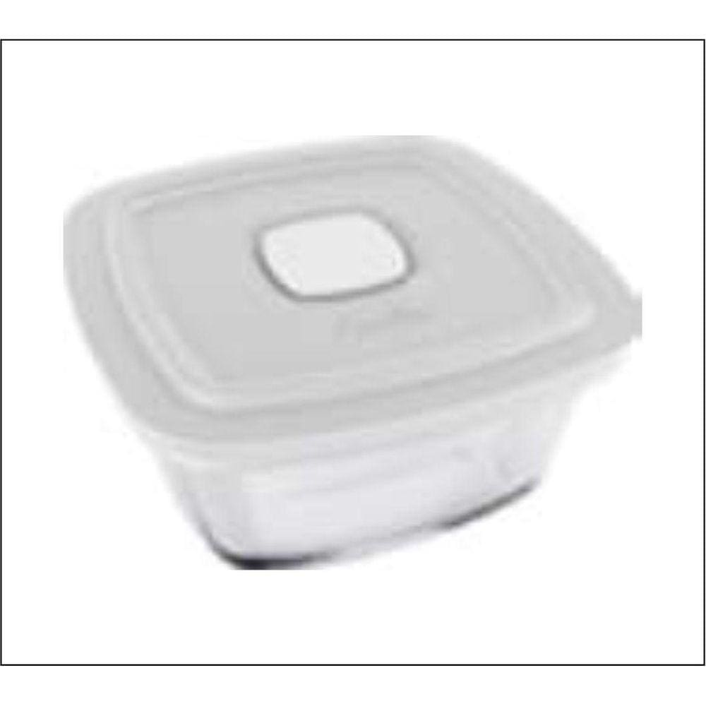 Tigela De Vidro Com Tampa Facilita Vap 300Ml Mini Pote 6 Un